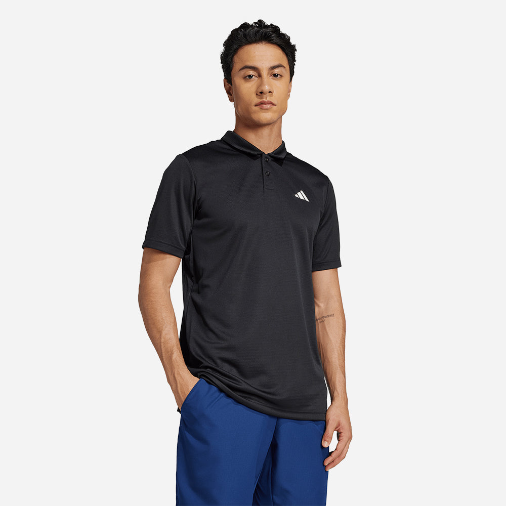 Áo Polo Nam Adidas Tennis Climacool - Đen - Supersports Vietnam