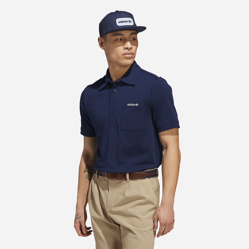 Áo Polo Nam Adidas Pocket - Xanh Navy - Supersports Vietnam
