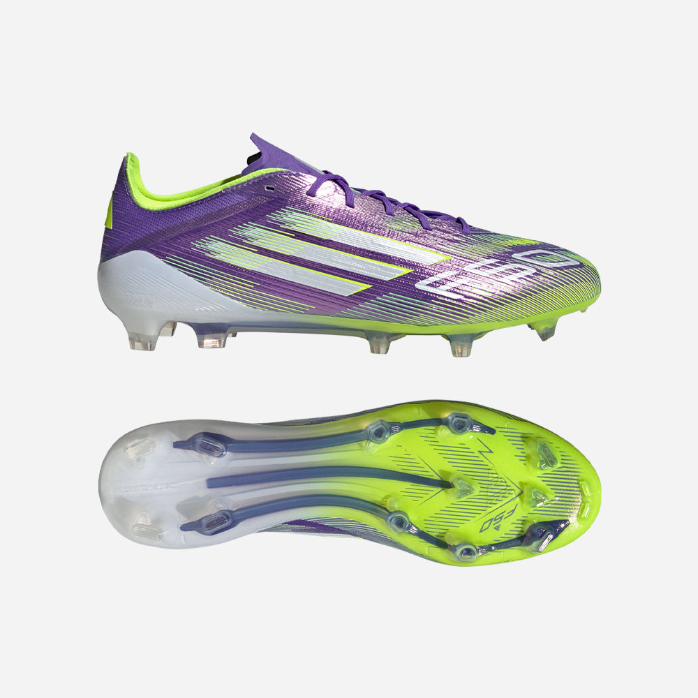 Giày Đá Bóng Dành Cho Sân Cỏ Tự Nhiên Nam Adidas F50 Elite - Tím - Supersports Vietnam