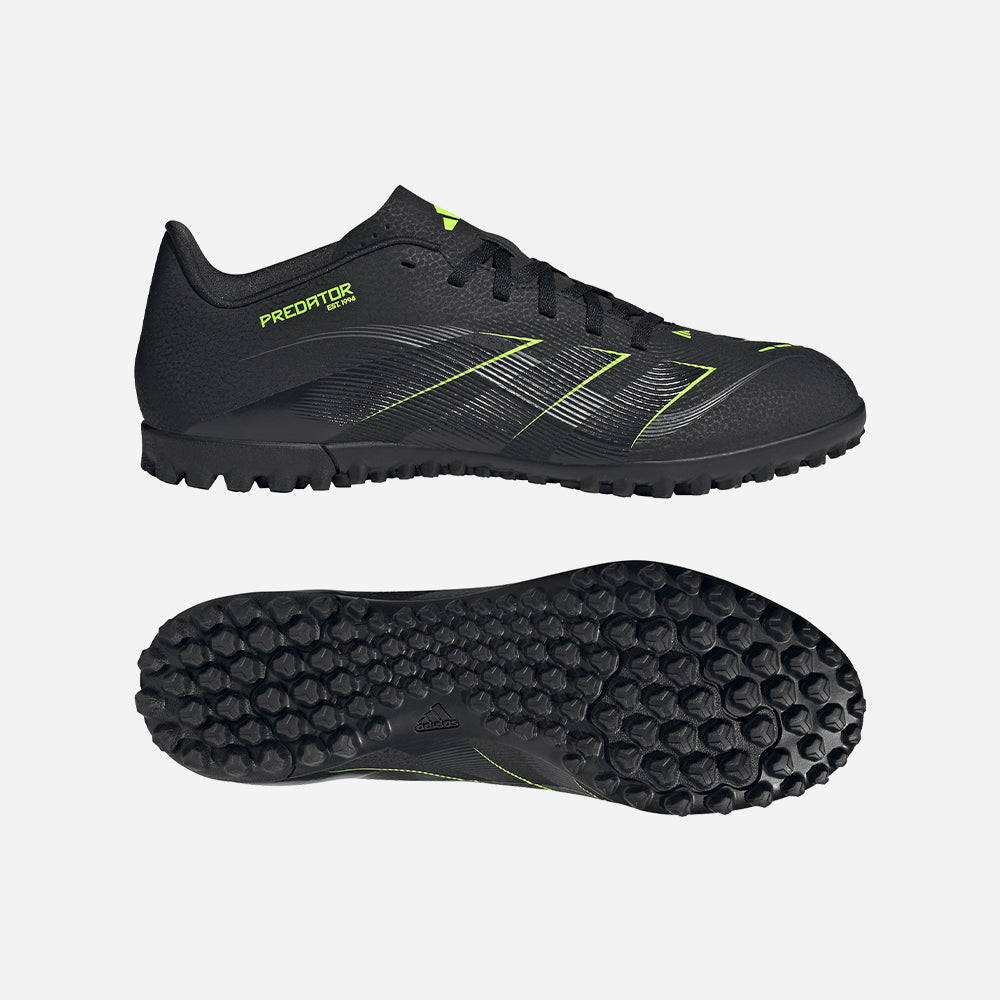 Men's Adidas Predator Club Turf Boots - Black