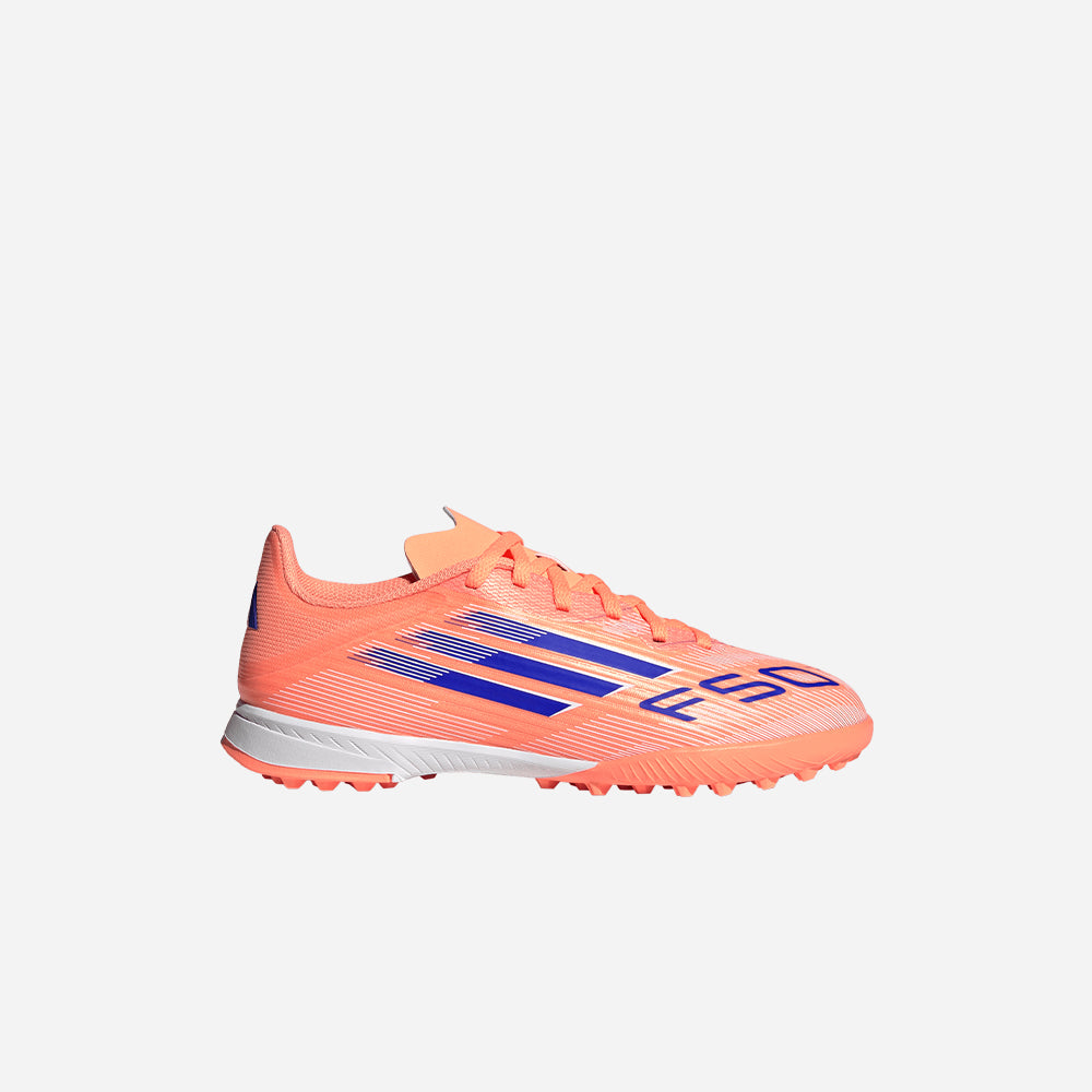 Giày Đá Bóng Sân Cỏ Nhân Tạo Trẻ Em Adidas F50 League - Cam San Hô - Supersports Vietnam