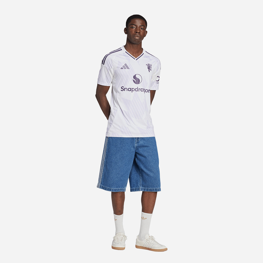 Áo Đá Bóng Nam Adidas Manchester United Authentic - Trắng - Supersports Vietnam