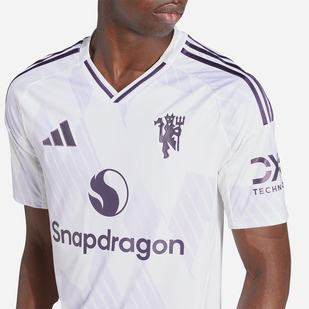 Áo Đá Bóng Nam Adidas Manchester United Authentic - Trắng - Supersports Vietnam