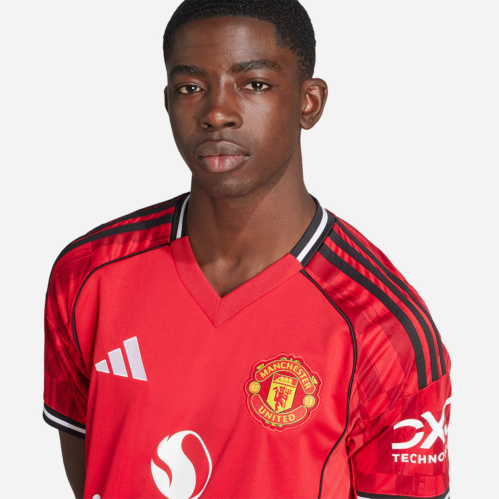 Áo Đá Bóng Nam Adidas Manchester United Sân Nhà 25/26 - Đỏ - Supersports Vietnam