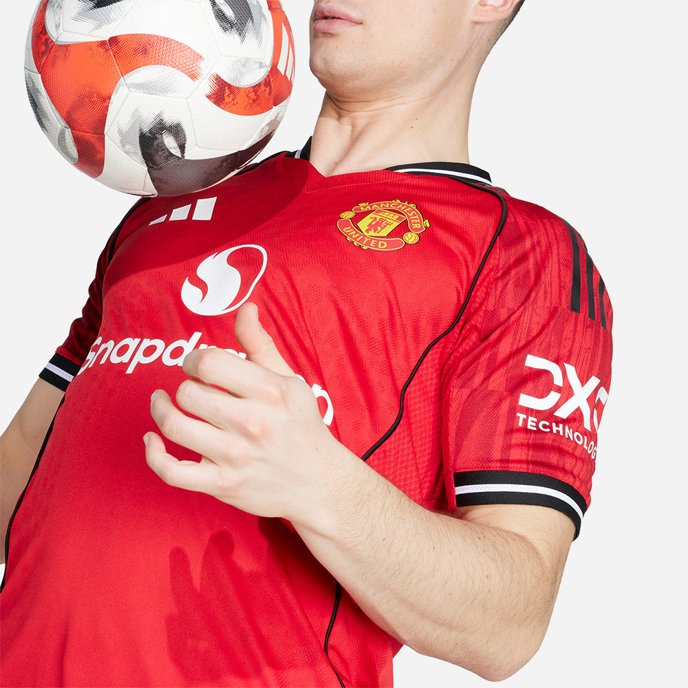 Áo Đá Bóng Nam Adidas Manchester United Sân Nhà Mùa Giải 25/26 Chính Hãng - Đỏ - Supersports Vietnam