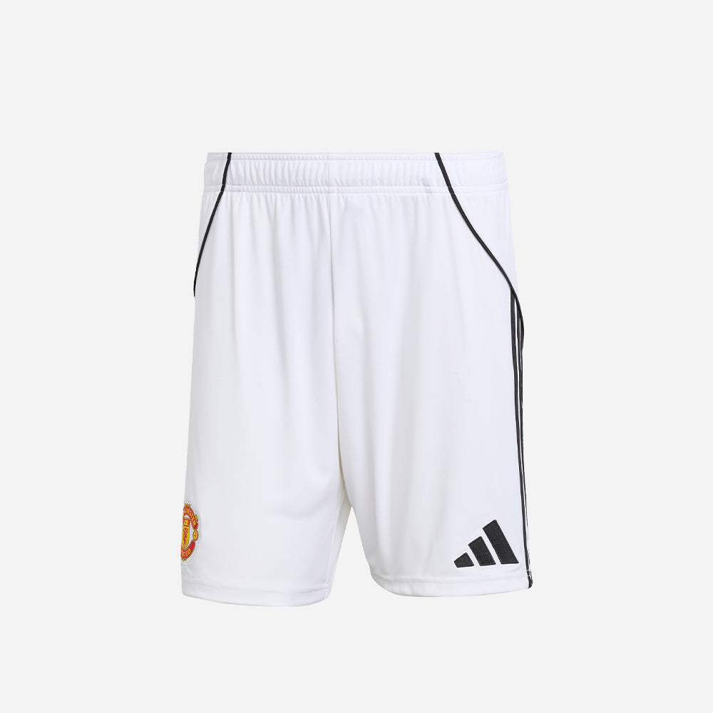 Quần Ngắn Thể Thao Nam Adidas Manchester United Sân Nhà 25/26 - Trắng - Supersports Vietnam