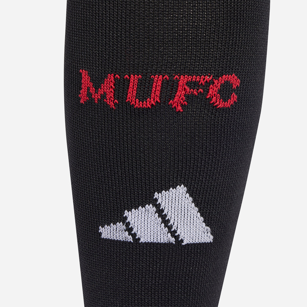 Vớ Đá Bóng Adidas Manchester United Sân Nhà Mùa Giải 25/26 - Đen - Supersports Vietnam