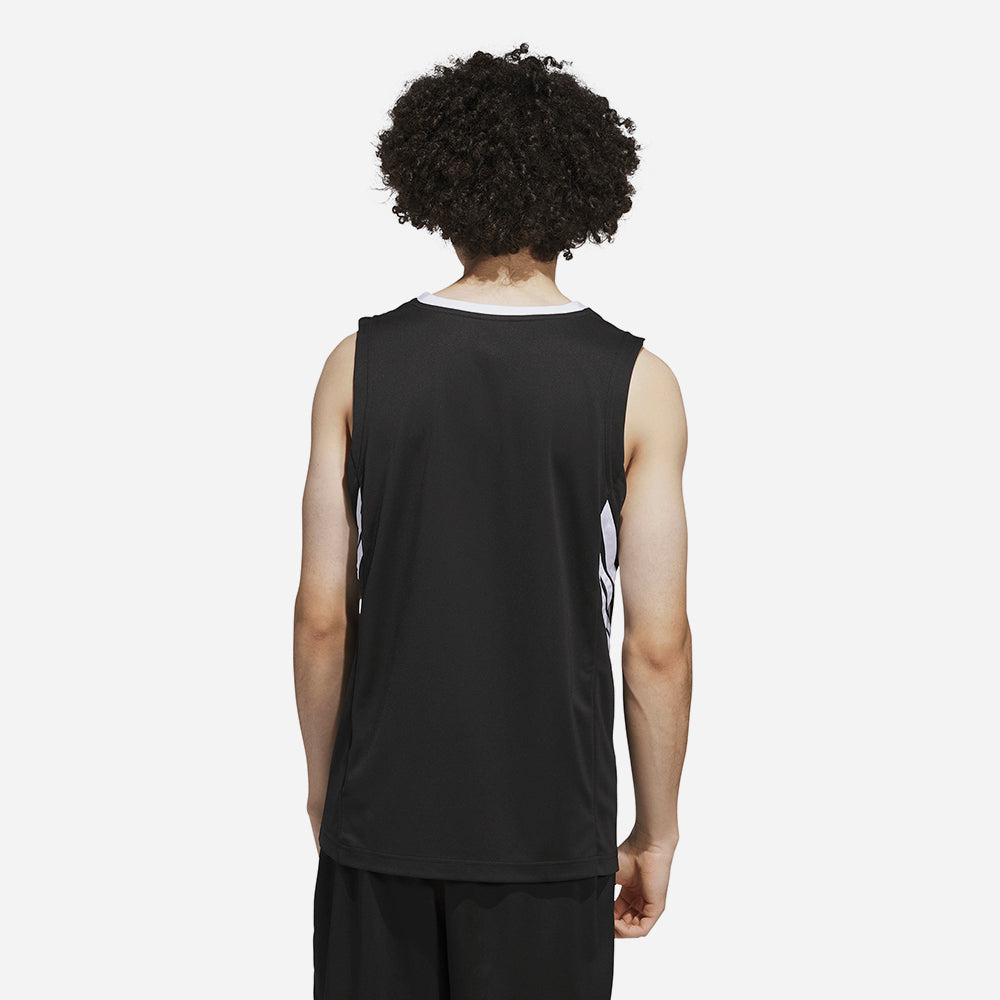 Áo Ba Lỗ Nam Adidas 3-Stripes Basketball Legends - Đen - Supersports Vietnam