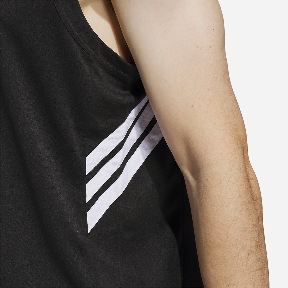 Áo Ba Lỗ Nam Adidas 3-Stripes Basketball Legends - Đen - Supersports Vietnam