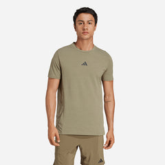 Áo Thun Nam Adidas Designed For Training Workout - Xanh Quân Đội - Supersports Vietnam
