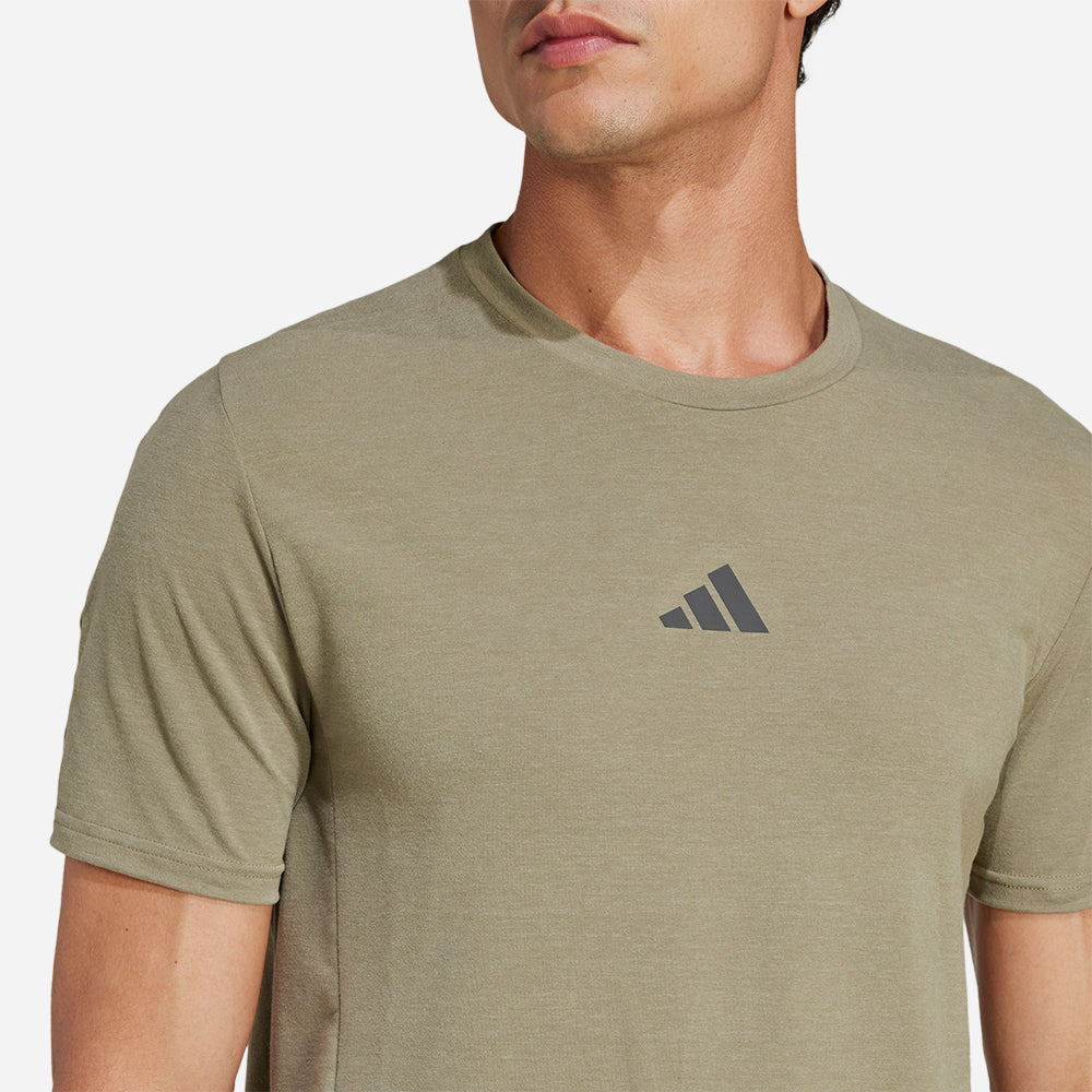 Áo Thun Nam Adidas Designed For Training Workout - Xanh Quân Đội - Supersports Vietnam