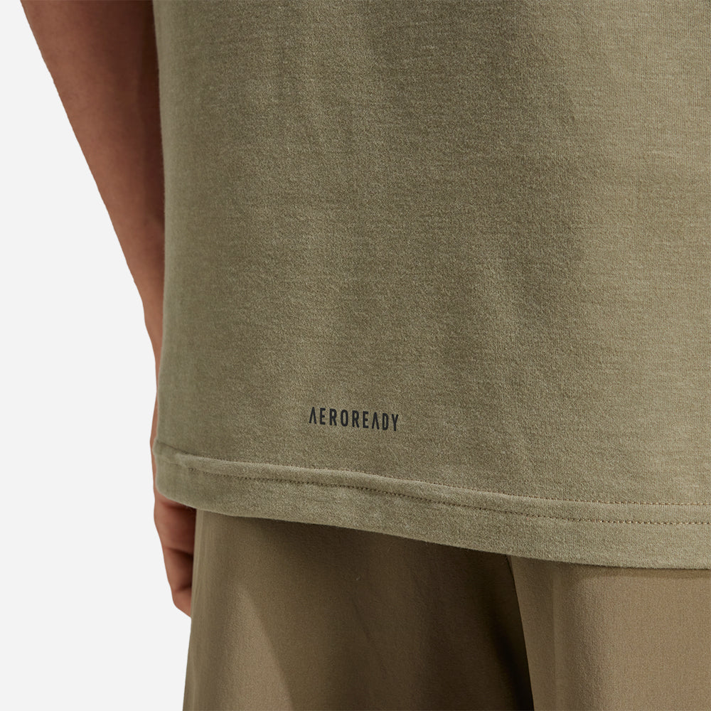 Áo Thun Nam Adidas Designed For Training Workout - Xanh Quân Đội - Supersports Vietnam