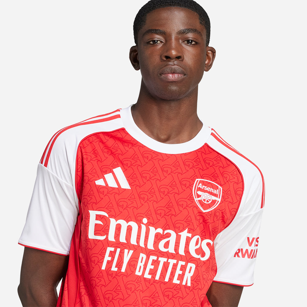 Áo Đá Bóng Nam Adidas Sân Nhà Arsenal 25/26 - Đỏ - Supersports Vietnam