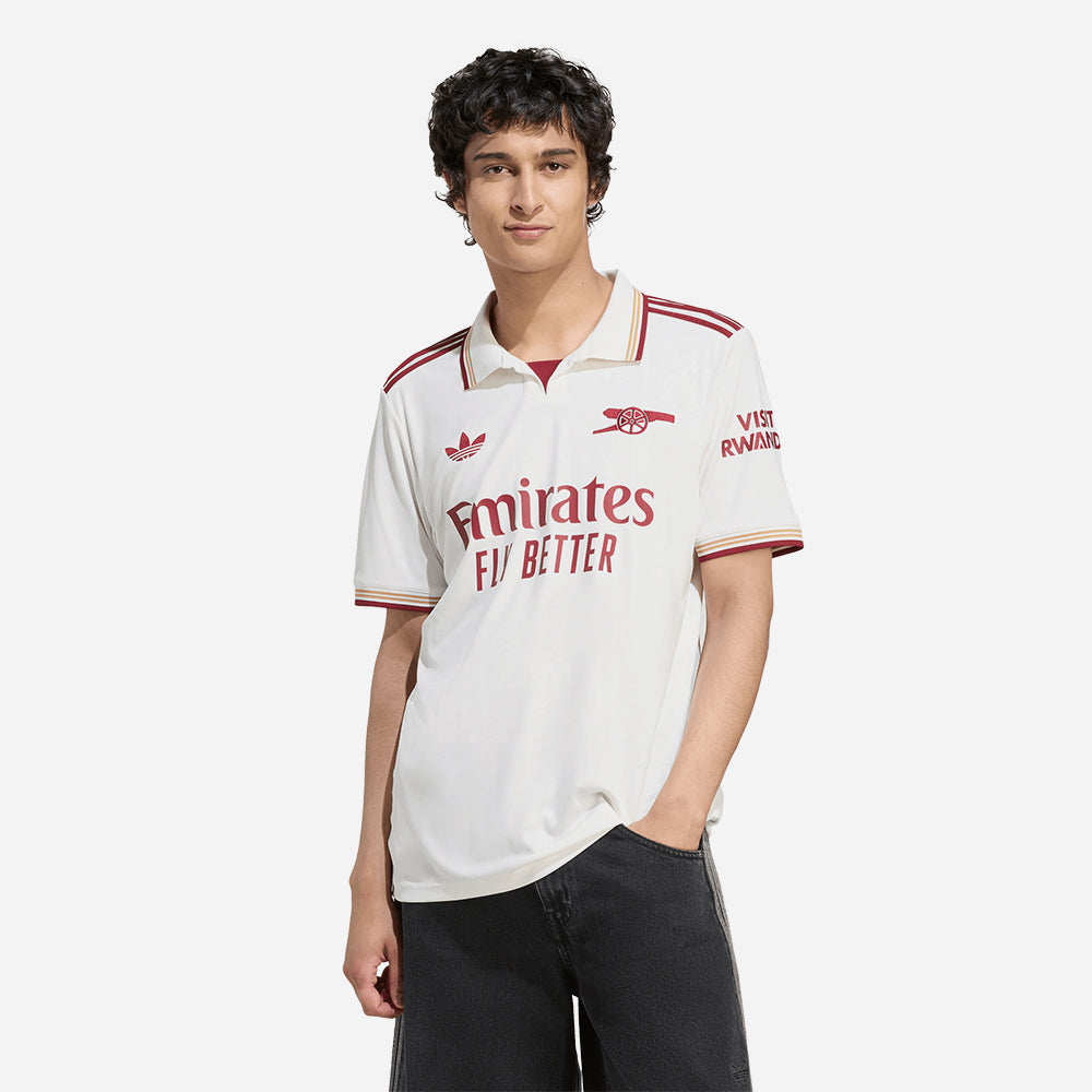 Men's Adidas Arsenal 25/26 Third Football Jersey - White