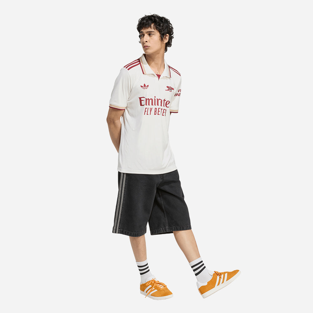 Men's Adidas Arsenal 25/26 Third Football Jersey - White