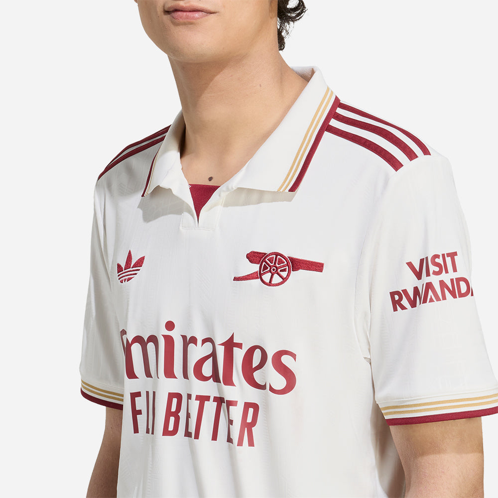 Men's Adidas Arsenal 25/26 Third Football Jersey - White