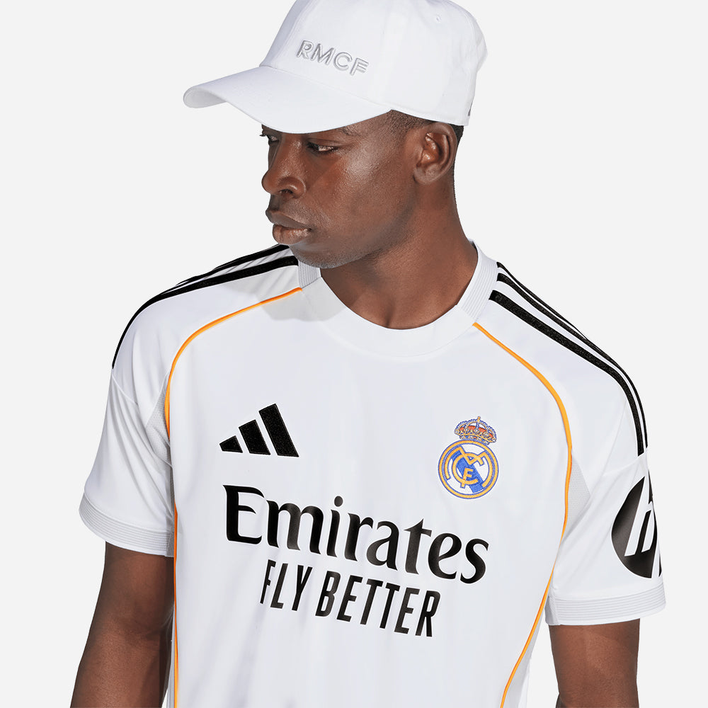 Áo Đá Bóng Nam Adidas Sân Nhà Real Madrid 25/26 - Trắng - Supersports Vietnam