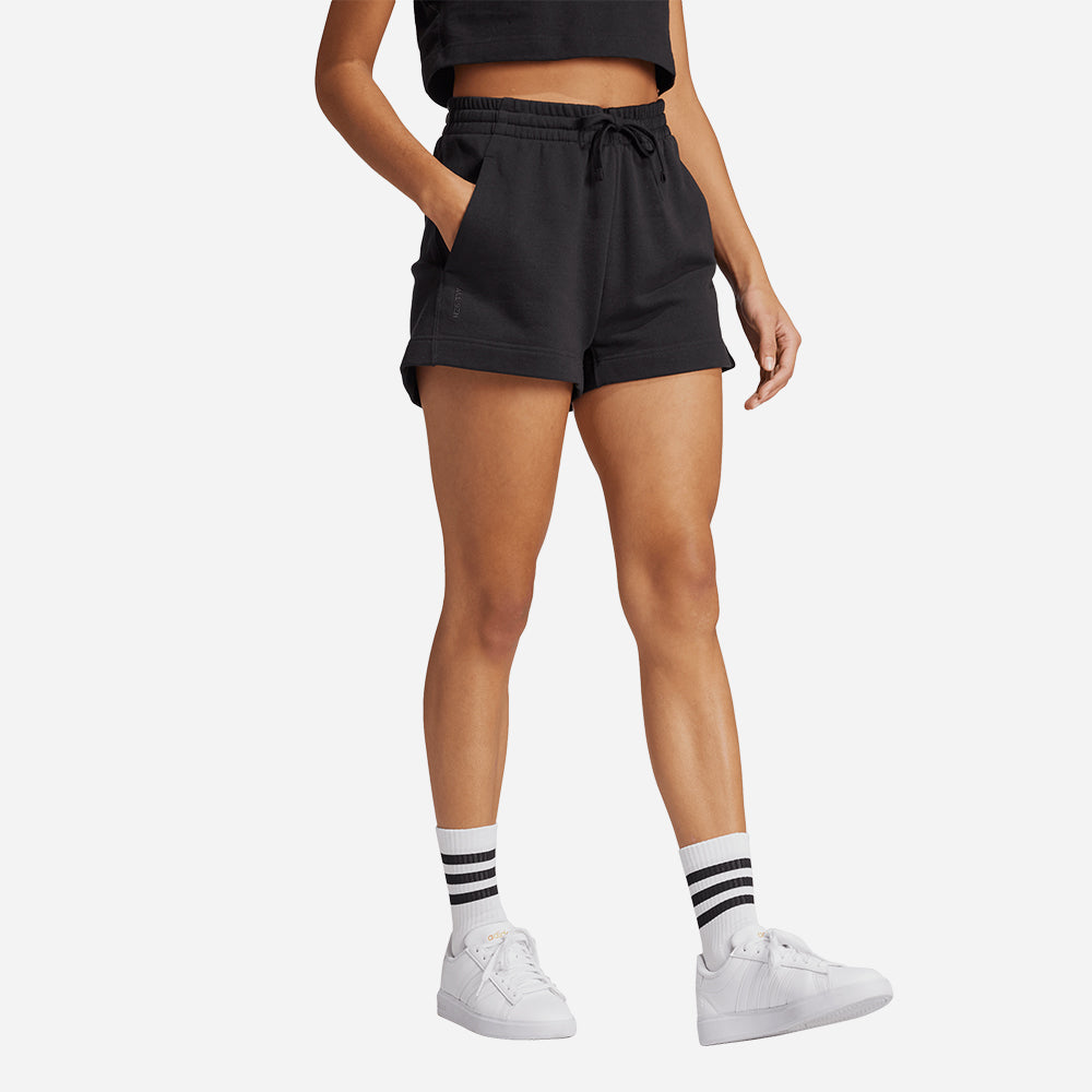 Quần Ngắn Thời Trang Nữ Adidas All Szn French Terry - Đen - Supersports Vietnam