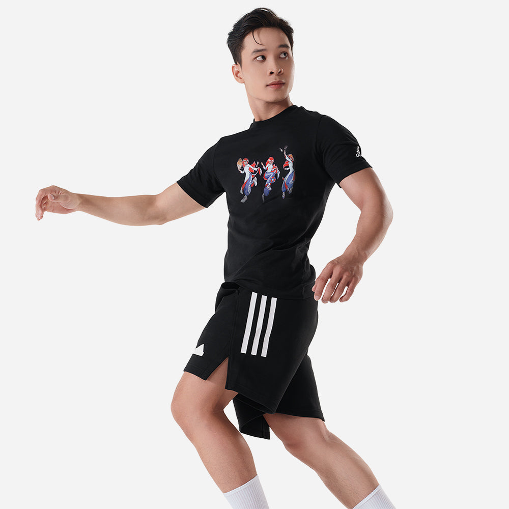 Áo Thun Tay Ngắn Unisex Adidas Sporty Lady Ii - Đen - Supersports Vietnam