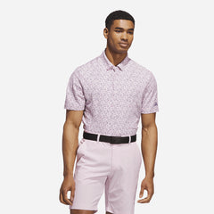 Áo Polo Nam Adidas Ultimate365 Micro Argyle - Hồng