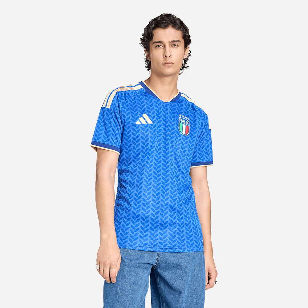 Áo Đá Bóng Sân Nhà Nam Adidas Italy 26 - Xanh Dương - Supersports Vietnam