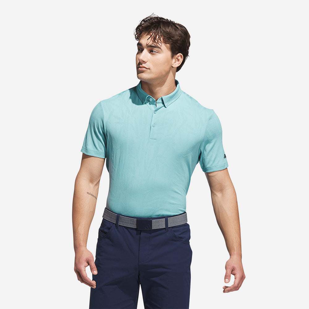 Áo Polo Golf Nam Adidas Go-To Textured - Xanh Dương