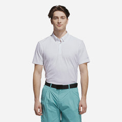 Áo Polo Nam Adidas Go-To Textured - Trắng