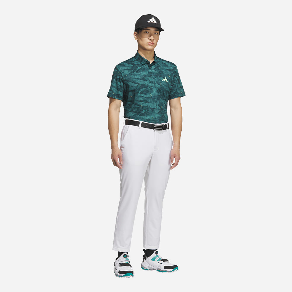 Áo Polo Golf Nam Adidas Ultimate365 Graphic Allover Print - Xanh Dương