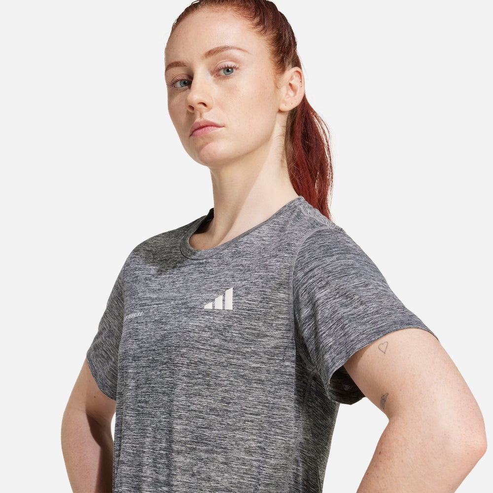 Áo Thun Nữ Adidas Otrel - Xám - Supersports Vietnam