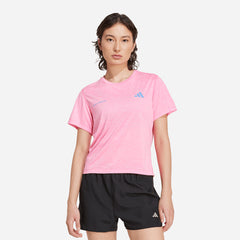 Áo Thun Nữ Adidas Own The Run Melange - Hồng