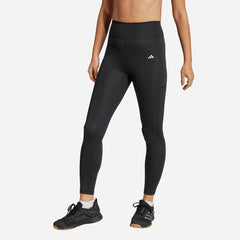 Quần Bó Thể Thao Nữ Adidas Optime Stash 7/8 - Đen - Supersports Vietnam