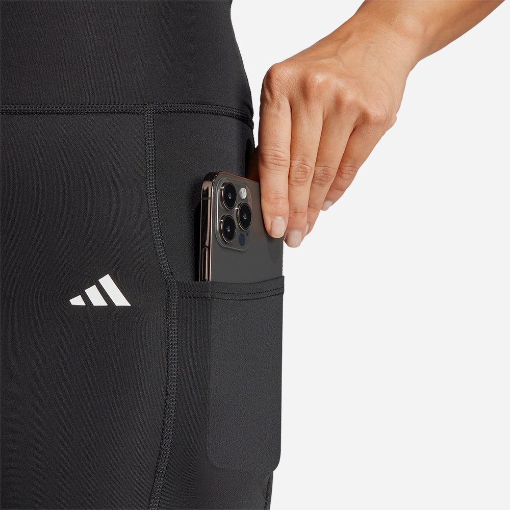 Quần Bó Thể Thao Nữ Adidas Optime Stash 7/8 - Đen - Supersports Vietnam