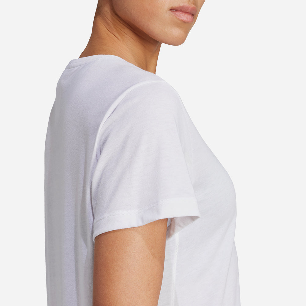 Áo Thun Nữ Adidas Motion Yoga Essentials - Trắng - Supersports Vietnam