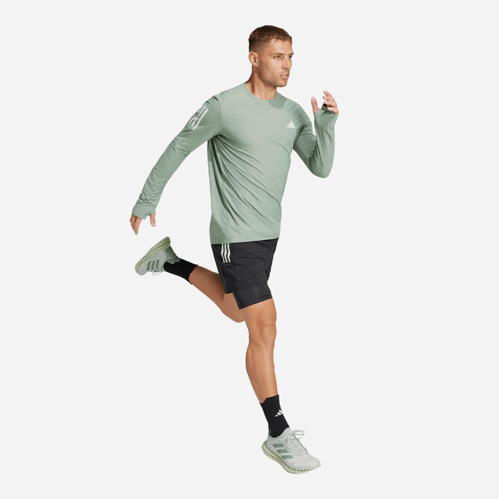 Quần Ngắn Thể Thao Nam Adidas Own The Run Climacool 2-In-1 - Đen - Supersports Vietnam