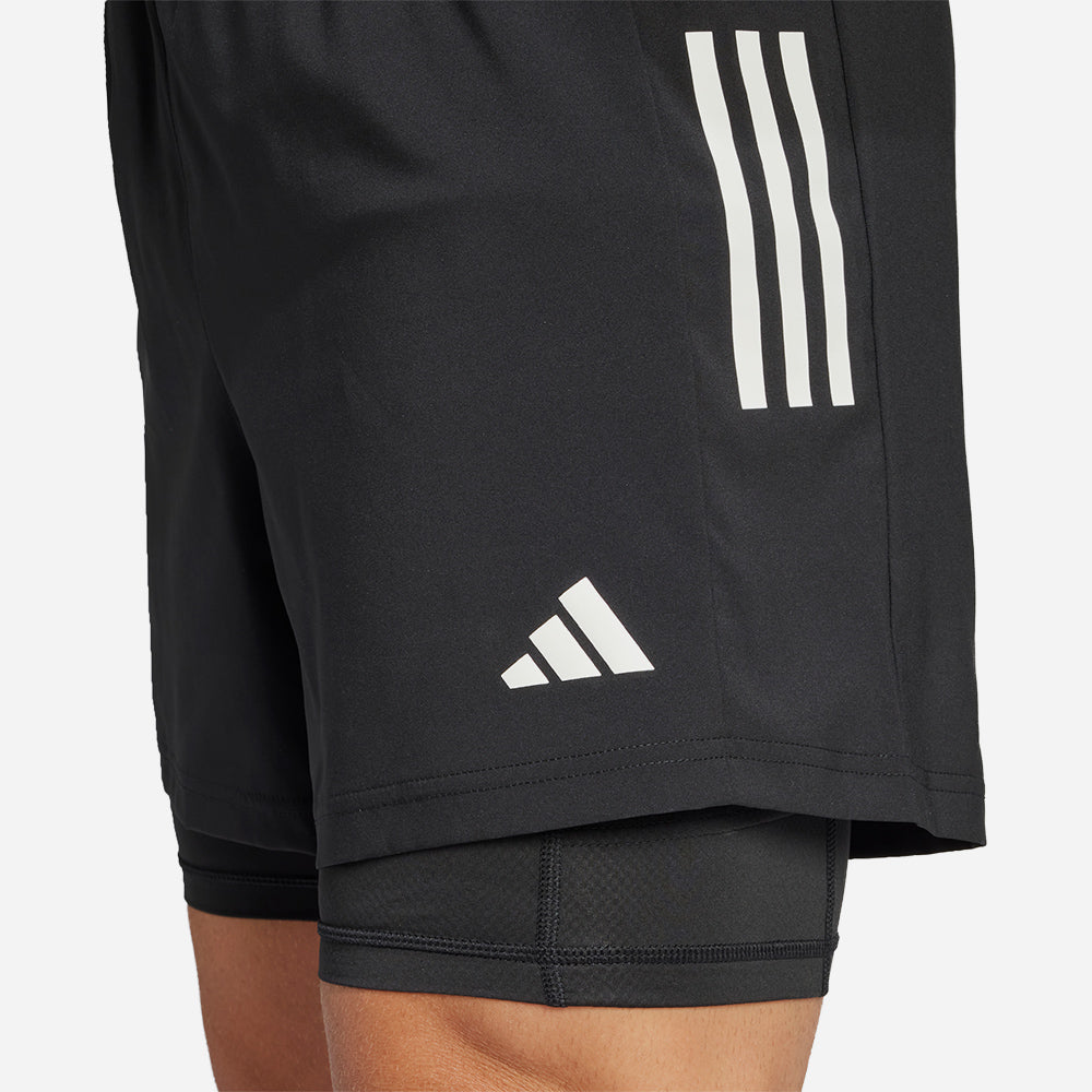 Quần Ngắn Thể Thao Nam Adidas Own The Run Climacool 2-In-1 - Đen - Supersports Vietnam