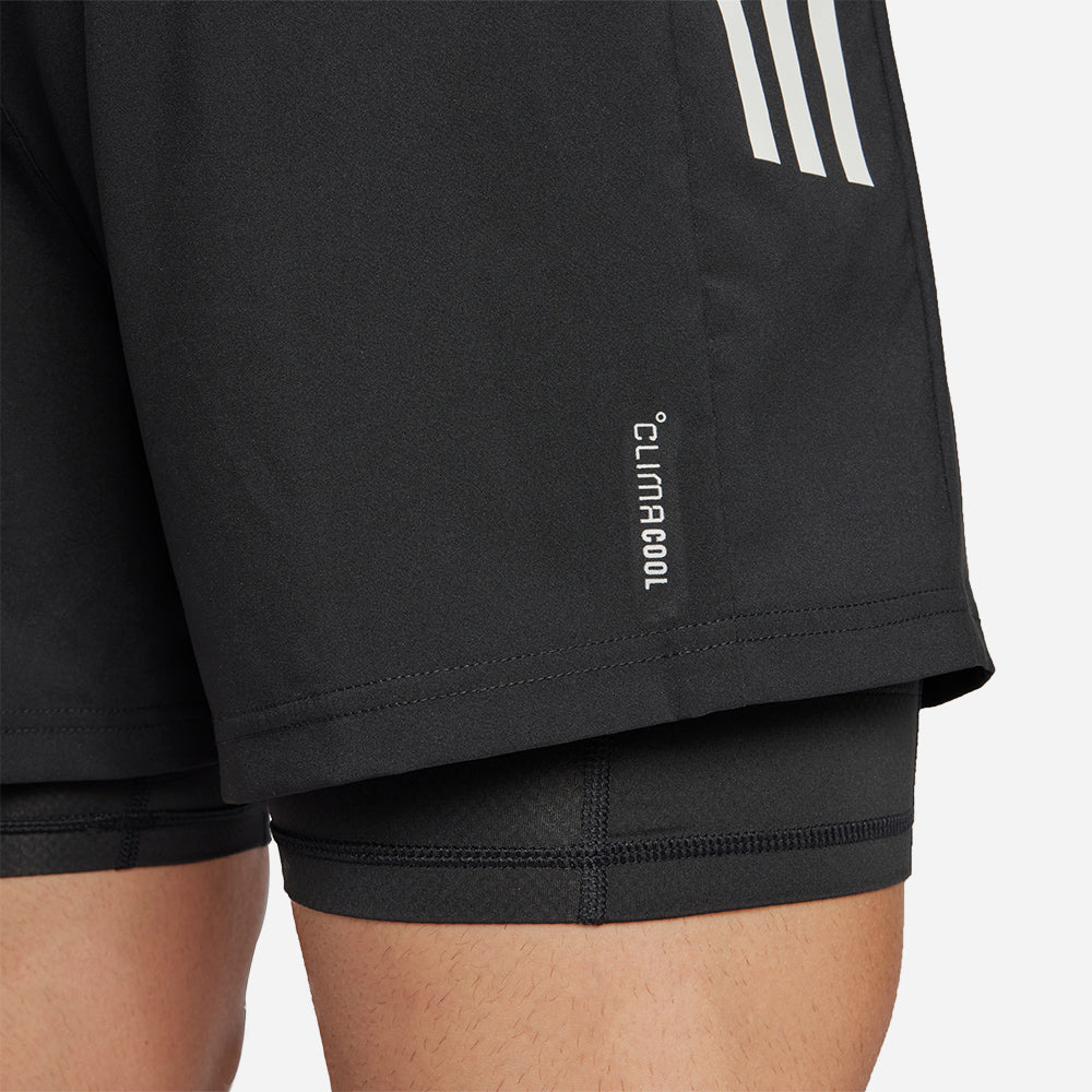 Quần Ngắn Thể Thao Nam Adidas Own The Run Climacool 2-In-1 - Đen - Supersports Vietnam