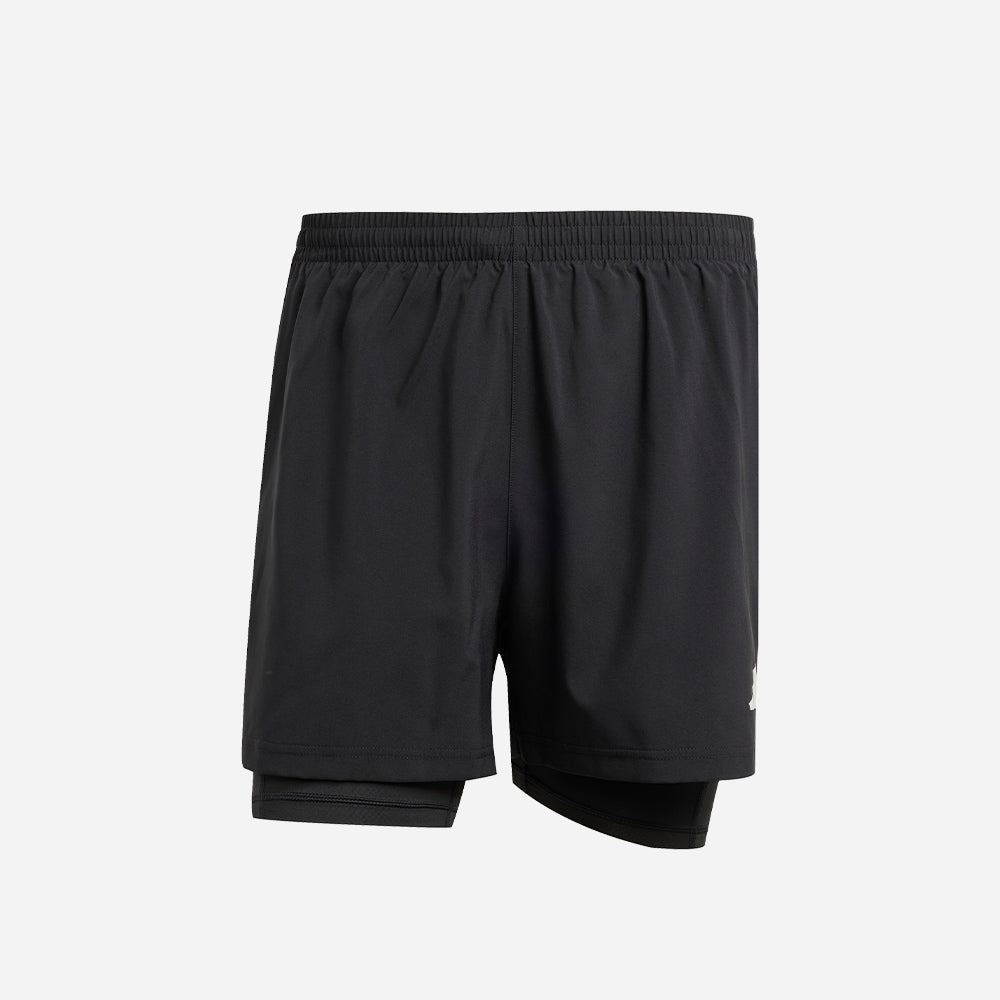 Quần Ngắn Thể Thao Nam Adidas Own The Run Climacool 2-In-1 - Đen - Supersports Vietnam