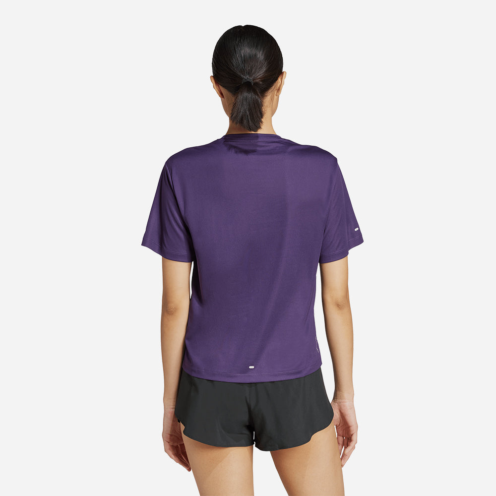 Áo Thun Nữ Adidas Adi365 Running Essentials Brand Love - Tím - Supersports Vietnam