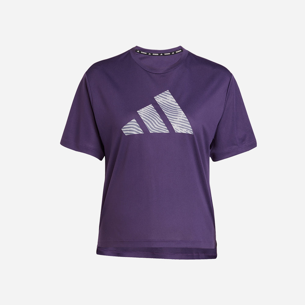 Áo Thun Nữ Adidas Adi365 Running Essentials Brand Love - Tím - Supersports Vietnam