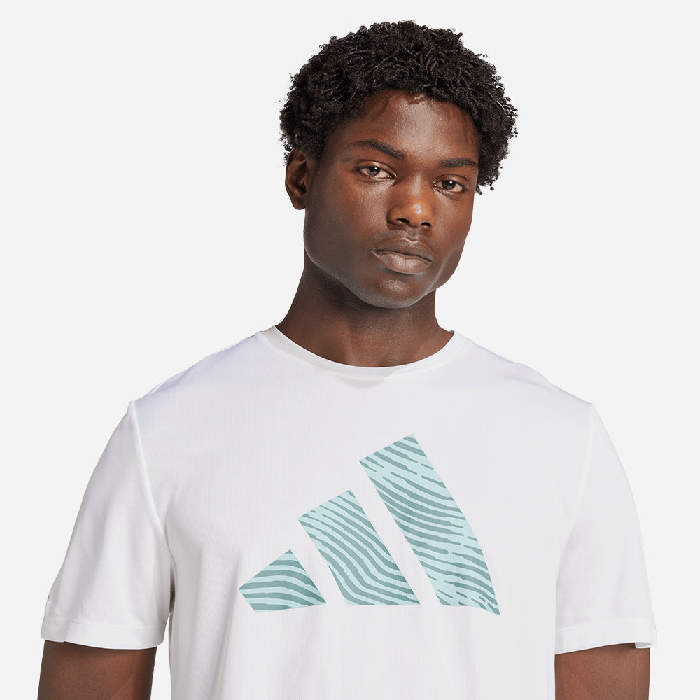 Áo Thun Nam Adidas Adi365 Essentials Brand Love - Trắng