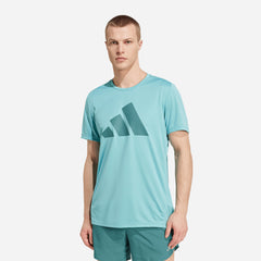 Áo Thun Nam Adidas Run It - Xanh Mint