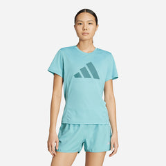 Áo Thun Nữ Adidas Run It - Xanh Dương - Supersports Vietnam