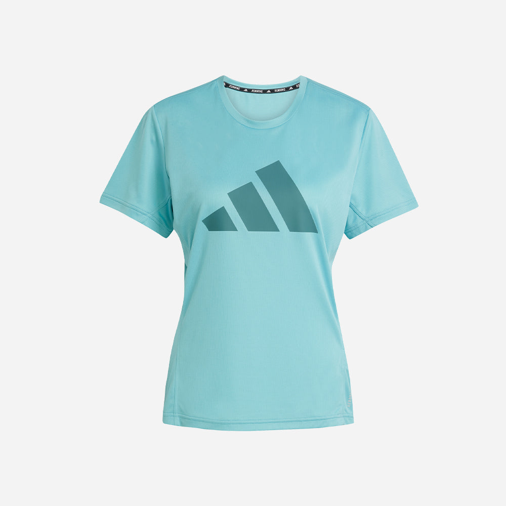 Áo Thun Nữ Adidas Run It - Xanh Dương - Supersports Vietnam