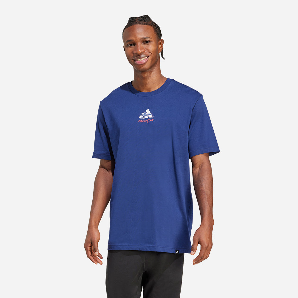 Áo Thun Nam Adidas Memories Of Sport Gallery Graphic - Xanh Dương - Supersports Vietnam
