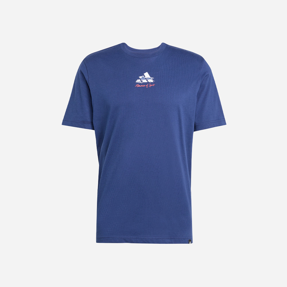 Áo Thun Nam Adidas Memories Of Sport Gallery Graphic - Xanh Dương - Supersports Vietnam