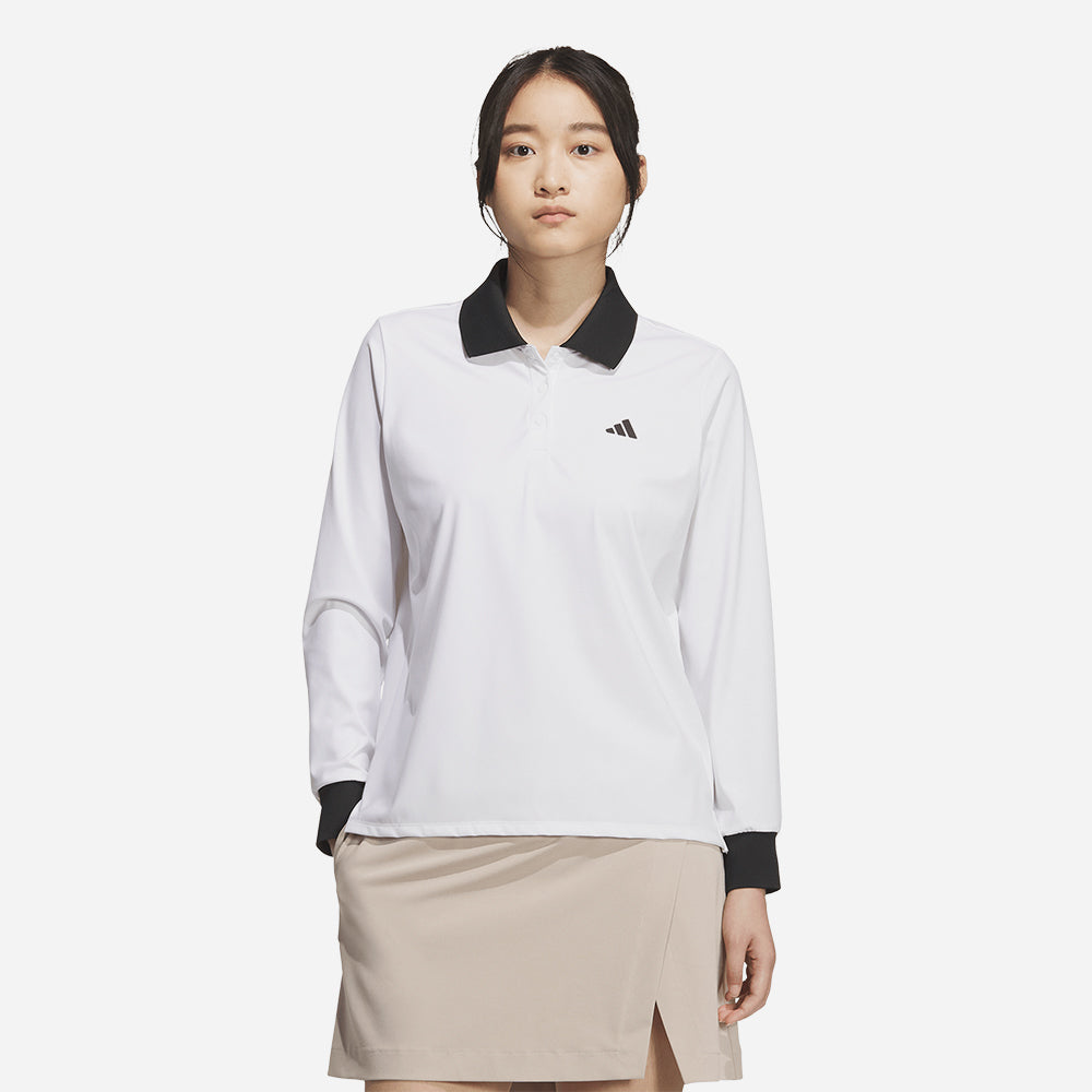 Áo Polo Nữ Adidas Ultimate365 Heat.Rdy Long Sleeve - Trắng - Supersports Vietnam
