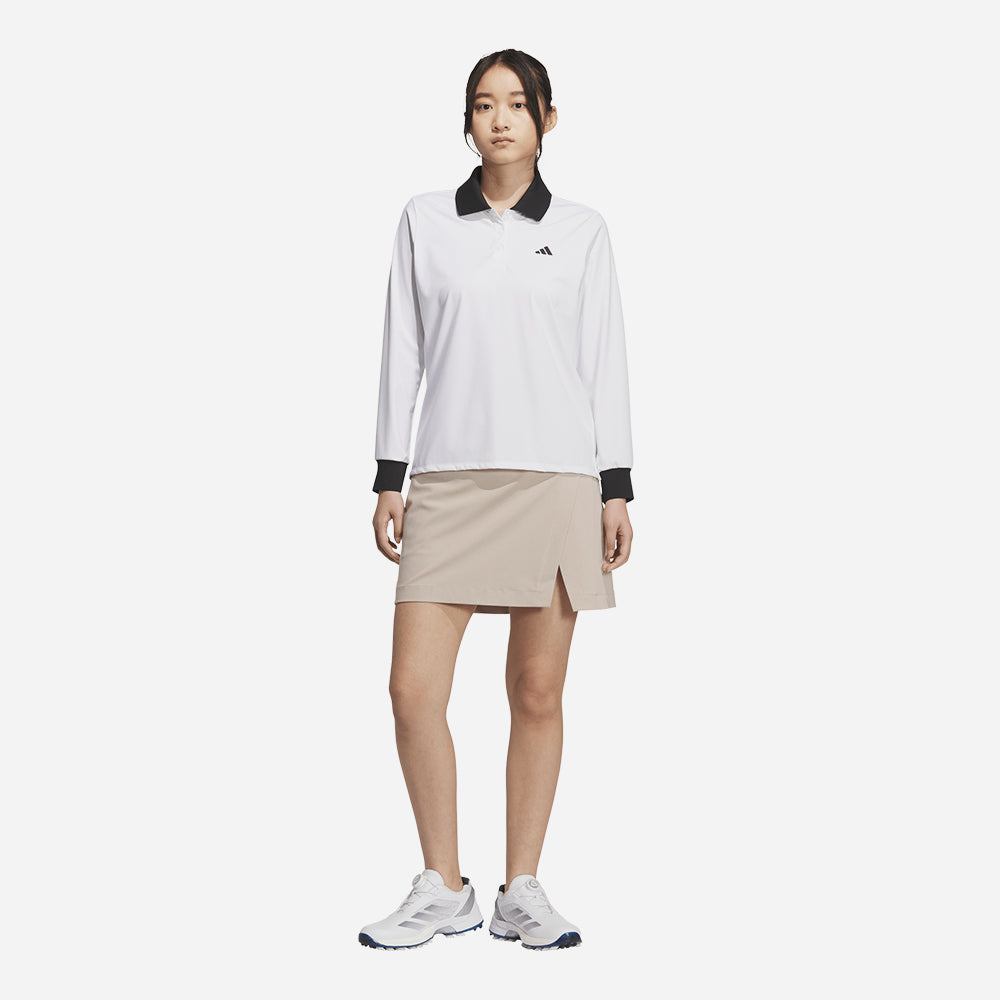 Áo Polo Nữ Adidas Ultimate365 Heat.Rdy Long Sleeve - Trắng - Supersports Vietnam
