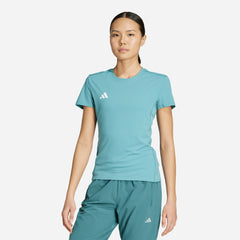 Áo Thun Nữ Adidas Adizero Essentials - Xanh Dương - Supersports Vietnam