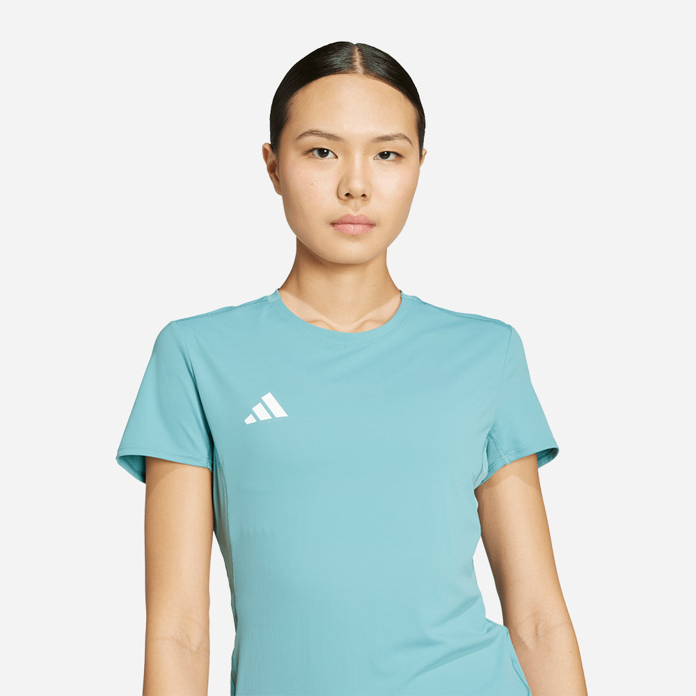Áo Thun Nữ Adidas Adizero Essentials - Xanh Dương - Supersports Vietnam