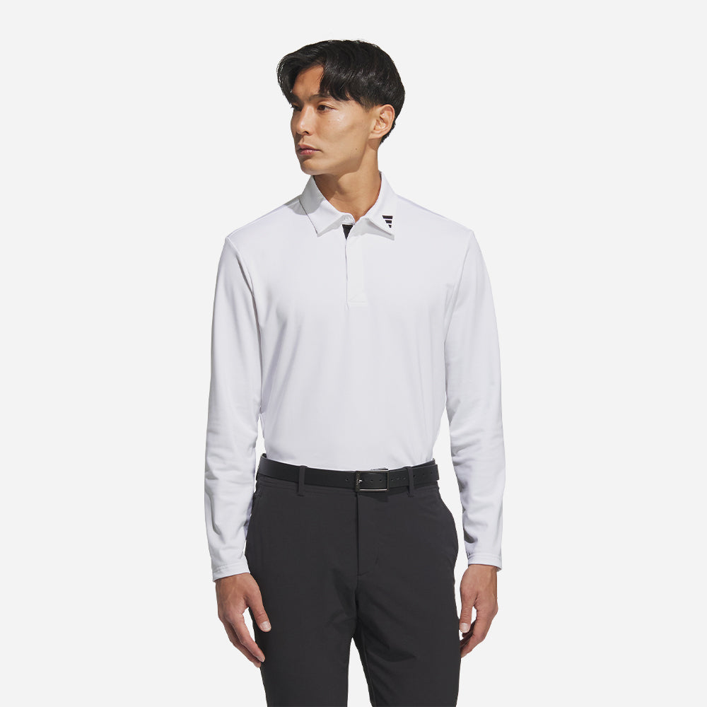 Áo Polo Nam Adidas Jacquard Long Sleeve - Trắng - Supersports Vietnam